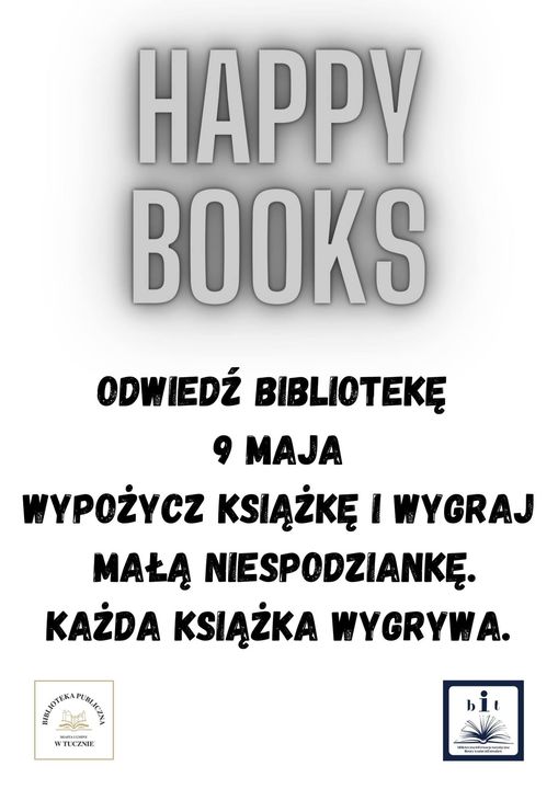 PLAKAT HAPPY BOOKS