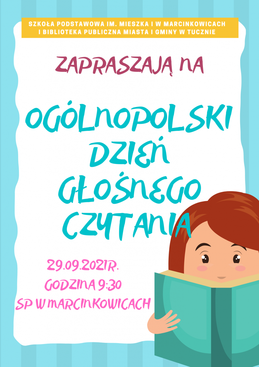 plakat Ogólnopolski Dzień Głośnego Czytania